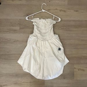 SOLD Irena Irene strapless mini dress